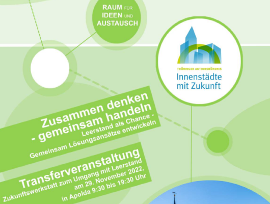 3.Transferveranstaltung "Leerstand als Chance" - Zusammen denken, gemeinsam handeln